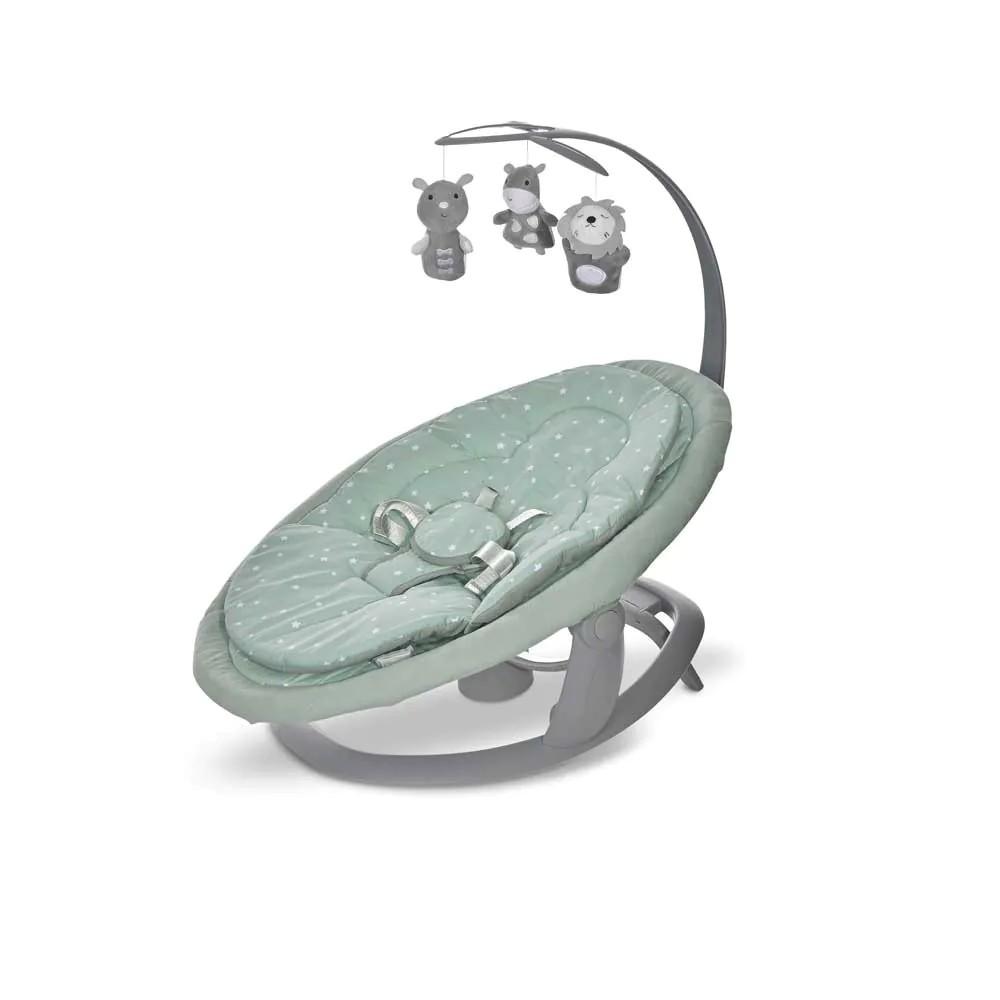 Leagan electric 2 in 1 Lorelli Toscana 360 Frosty Green Stars - poza 4