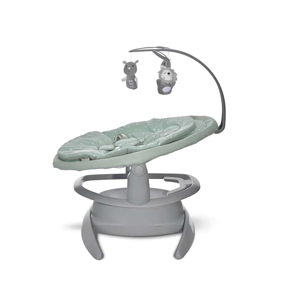 Leagan electric 2 in 1 Lorelli Toscana 360 Frosty Green Stars - poza 5