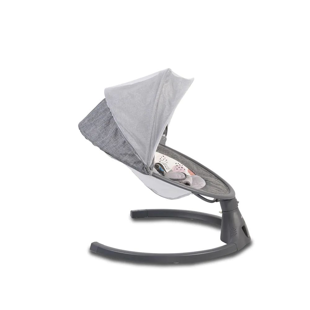 Leagan electric bebelusi Cangaroo Iswing Gri deschis - poza 5