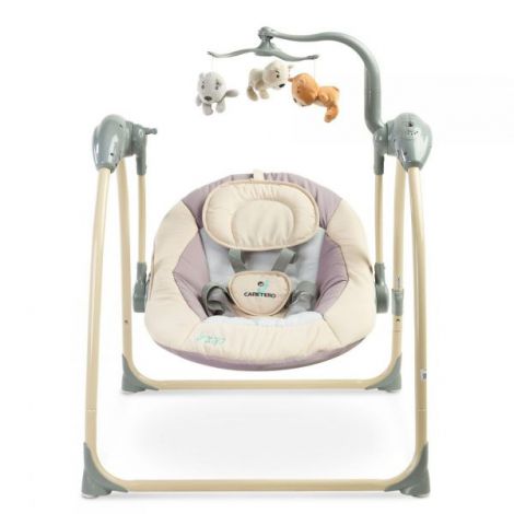 Leagan electric cu telecomanda Caretero LOOP Beige - poza 2