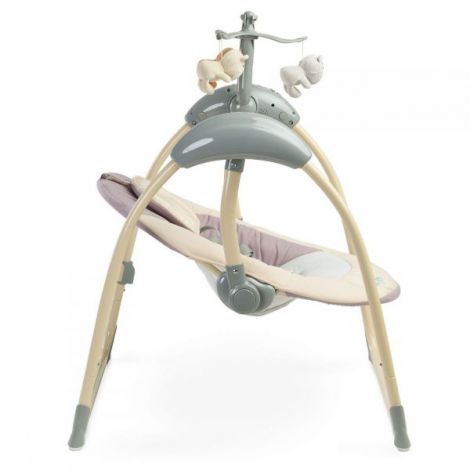 Leagan electric cu telecomanda Caretero LOOP Beige - poza 3
