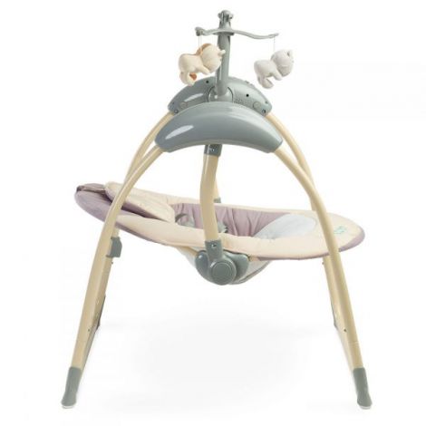 Leagan electric cu telecomanda Caretero LOOP Beige - poza 4