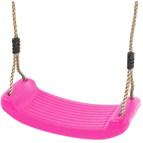 Leagan pentru copii din plastic HDPE rezistent la intemperii roz KBT