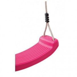 Leagan pentru copii din plastic HDPE rezistent la intemperii roz KBT - poza 3