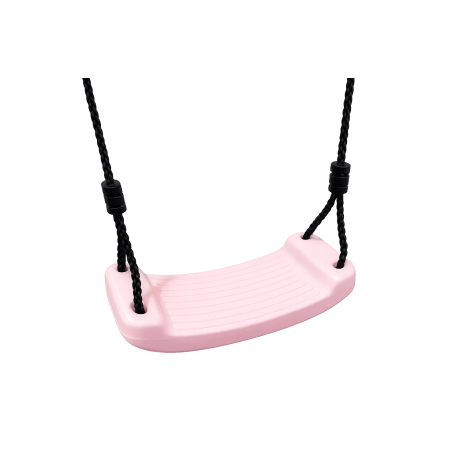 Leagan pentru copii din plastic HDPE rezistent la intemperii roz pastel KBT - poza 1