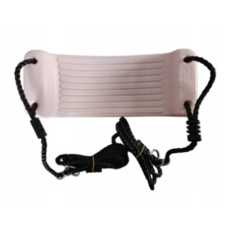 Leagan pentru copii din plastic HDPE rezistent la intemperii roz pastel KBT - poza 2