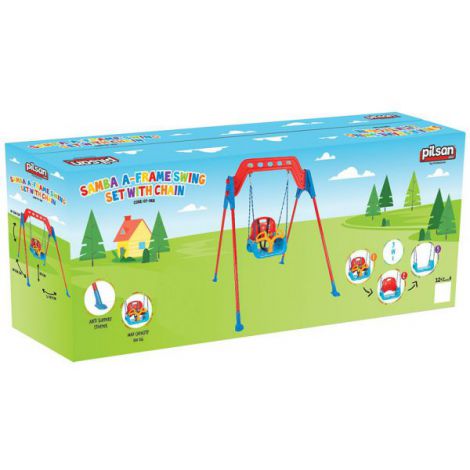 Leagan pentru copii Pilsan Samba A-Frame Swing cu cadru metalic - poza 3