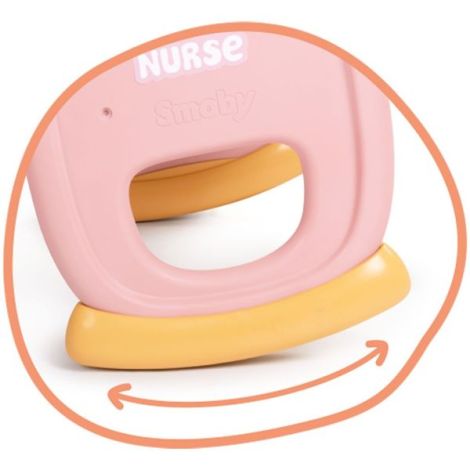 Leagan pentru papusa Smoby Baby Nurse Baby's Cot cu carusel - poza 1