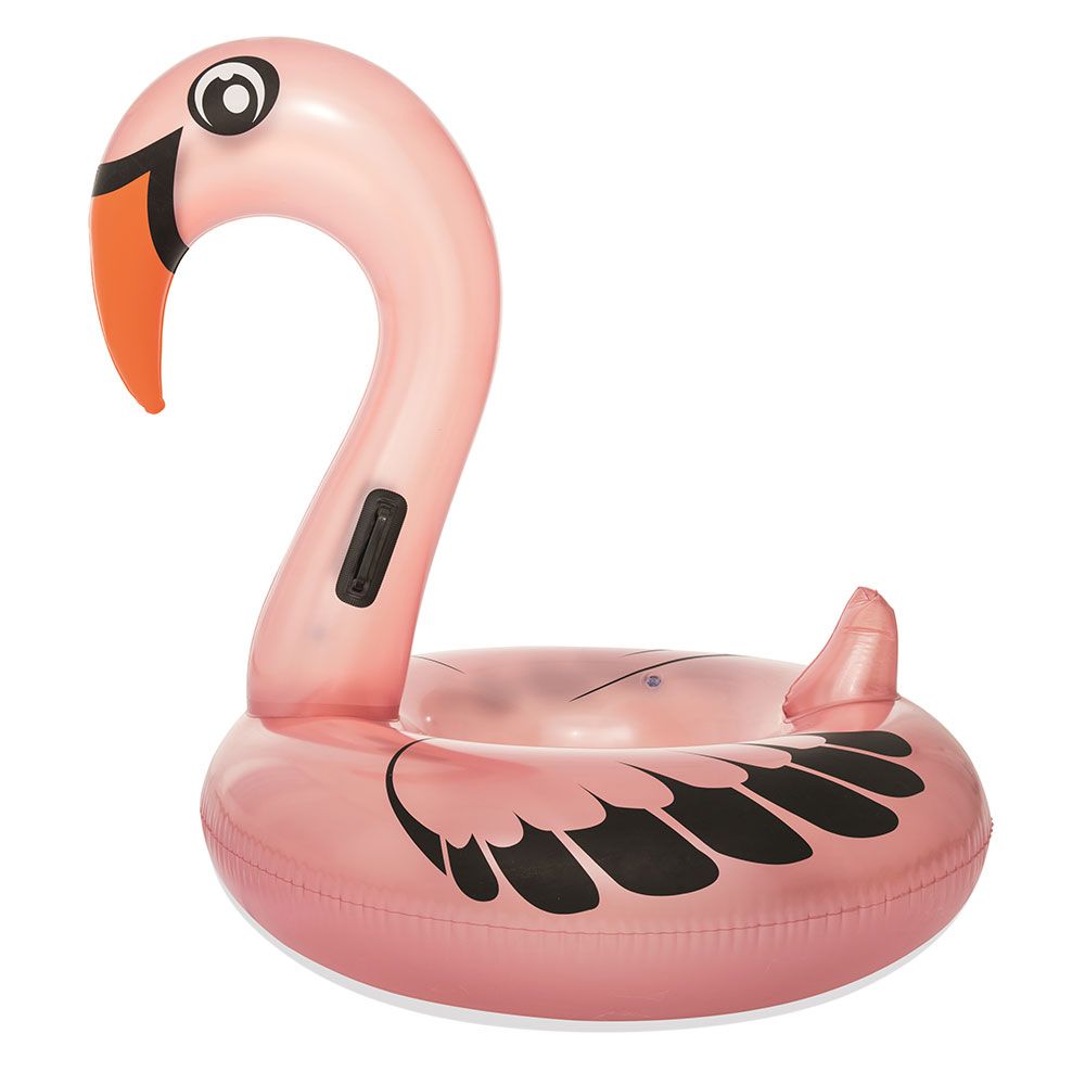 Lebada gonflabila Bestway Pearl White/Metalic Rose 165/117 cm - poza 4