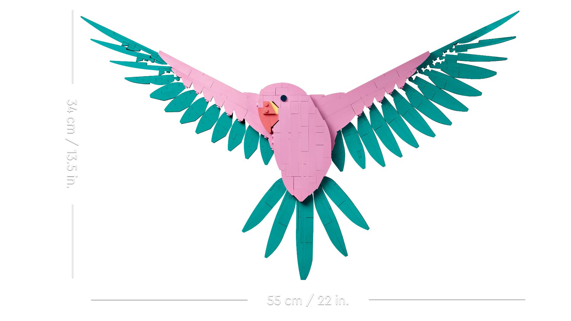 Lego Art Colectia de Fauna Papagali Ara 31211 - poza 4