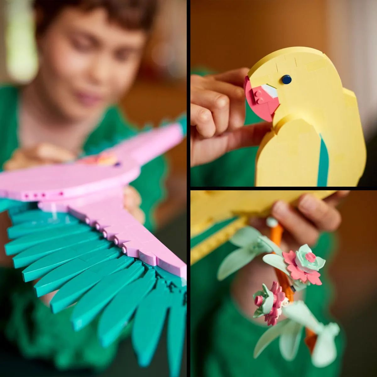 Lego Art Colectia de Fauna Papagali Ara 31211 - poza 5