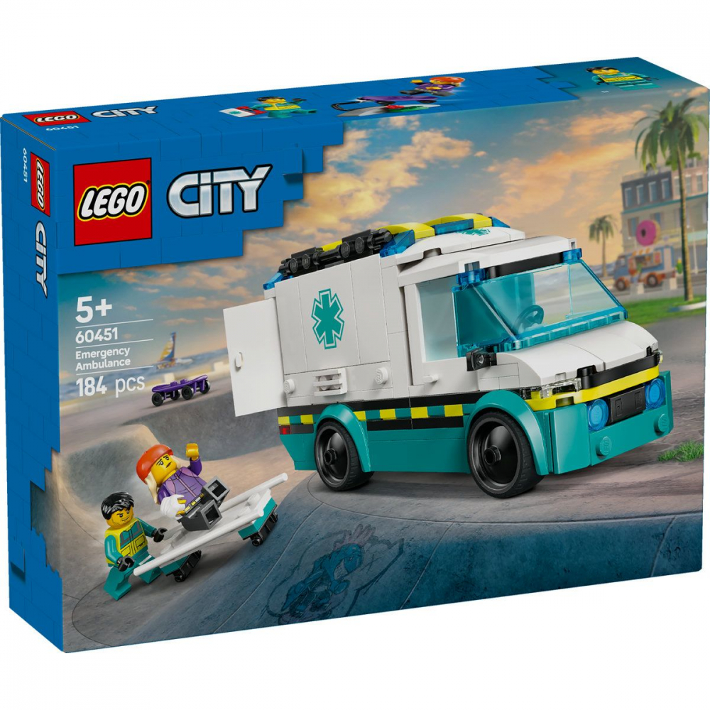 LEGO CITY AMBULANTA DE URGENTE 60451