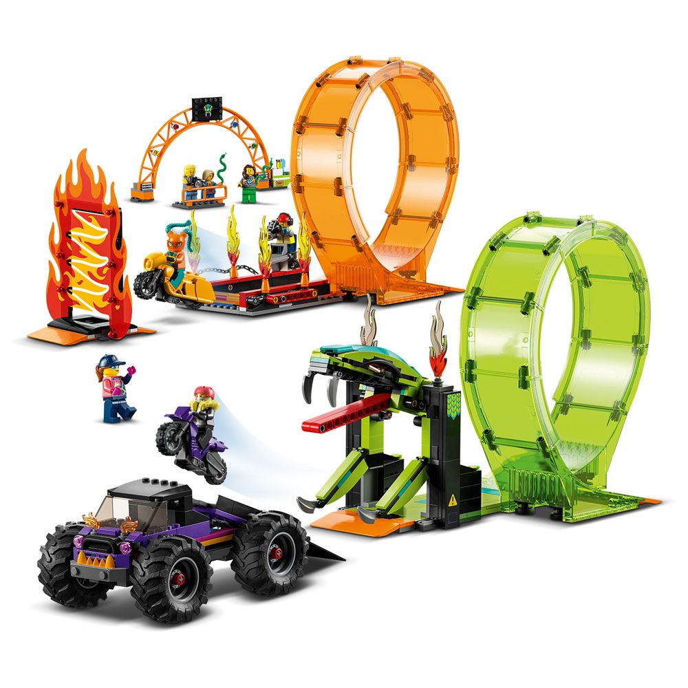 Lego City Arena cu bucla dubla 60339 - poza 3