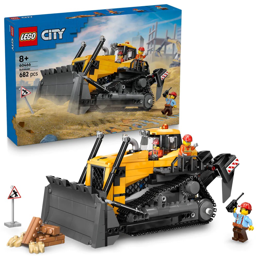 Lego City Buldozer Galben 60466 - poza 1