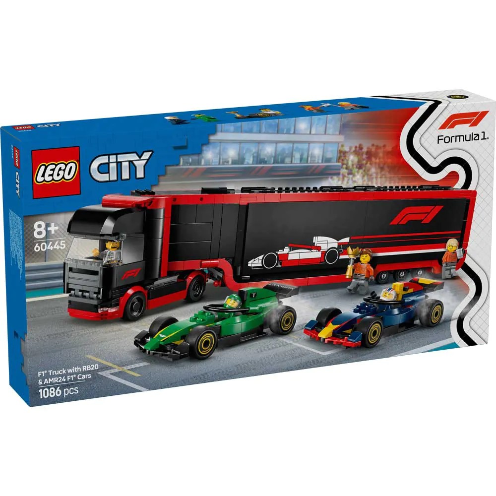 Lego City Camion F1 cu Masinile F1 RB20 si AMR24 60445 - poza 2