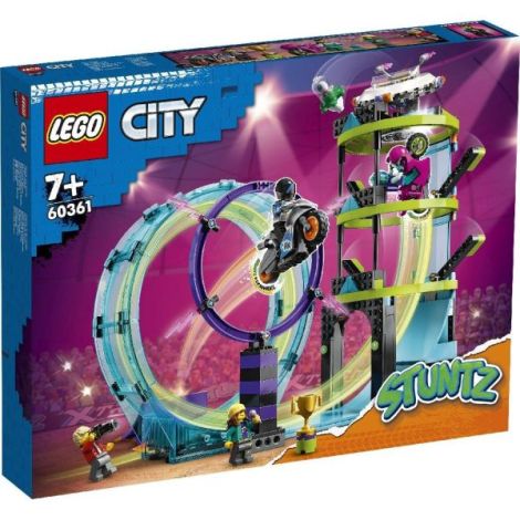 Lego City Provocarea Suprema De Cascadorii Pe Motocicleta 60361 - poza 1