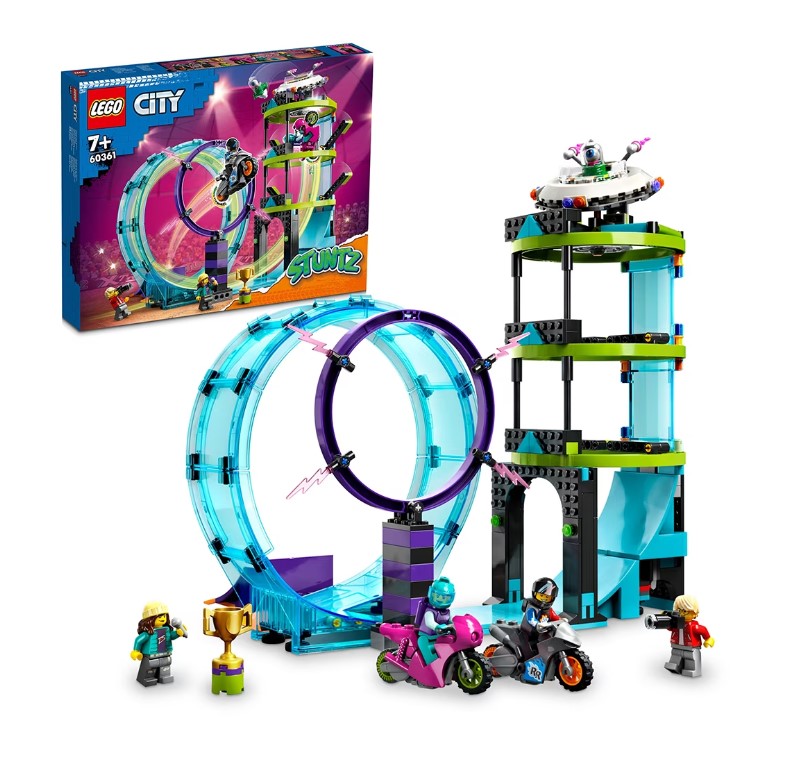 Lego City Stuntz Provocarea suprema de cascadorii pe motocicleta 60361 - poza 1