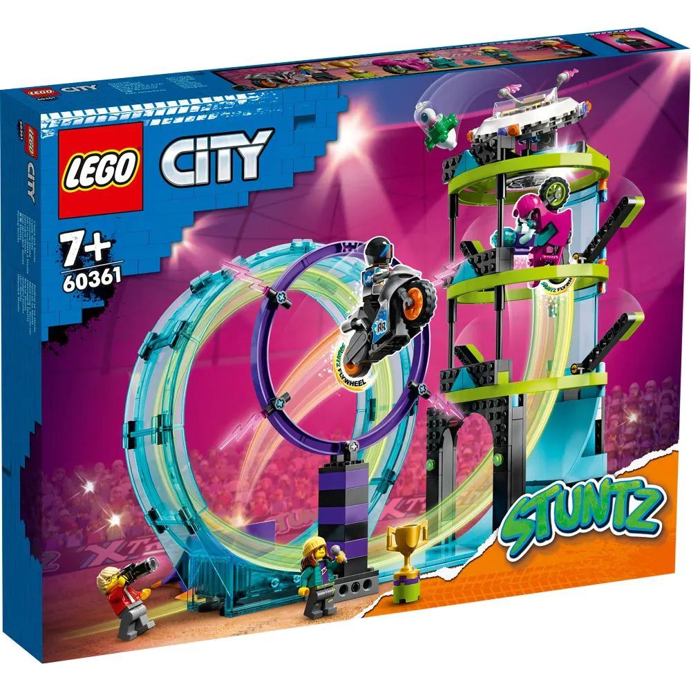 Lego City Stuntz Provocarea suprema de cascadorii pe motocicleta 60361 - poza 2