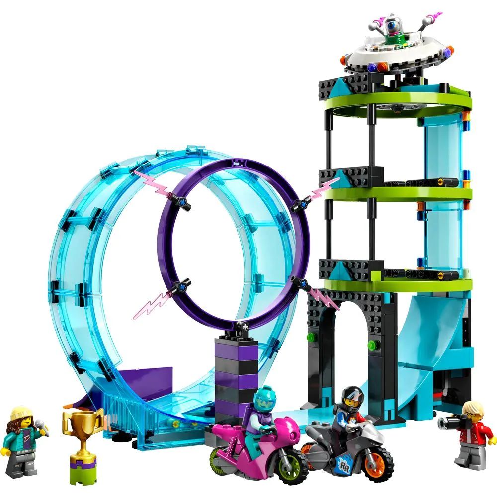 Lego City Stuntz Provocarea suprema de cascadorii pe motocicleta 60361 - poza 3