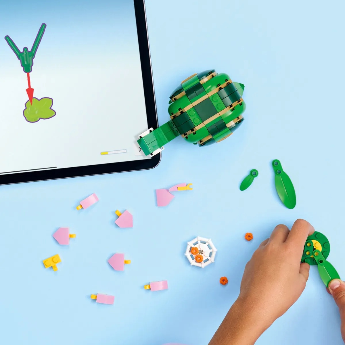 Lego Creator Broasca-testoasa cu o floare de nufar 31377 - poza 4