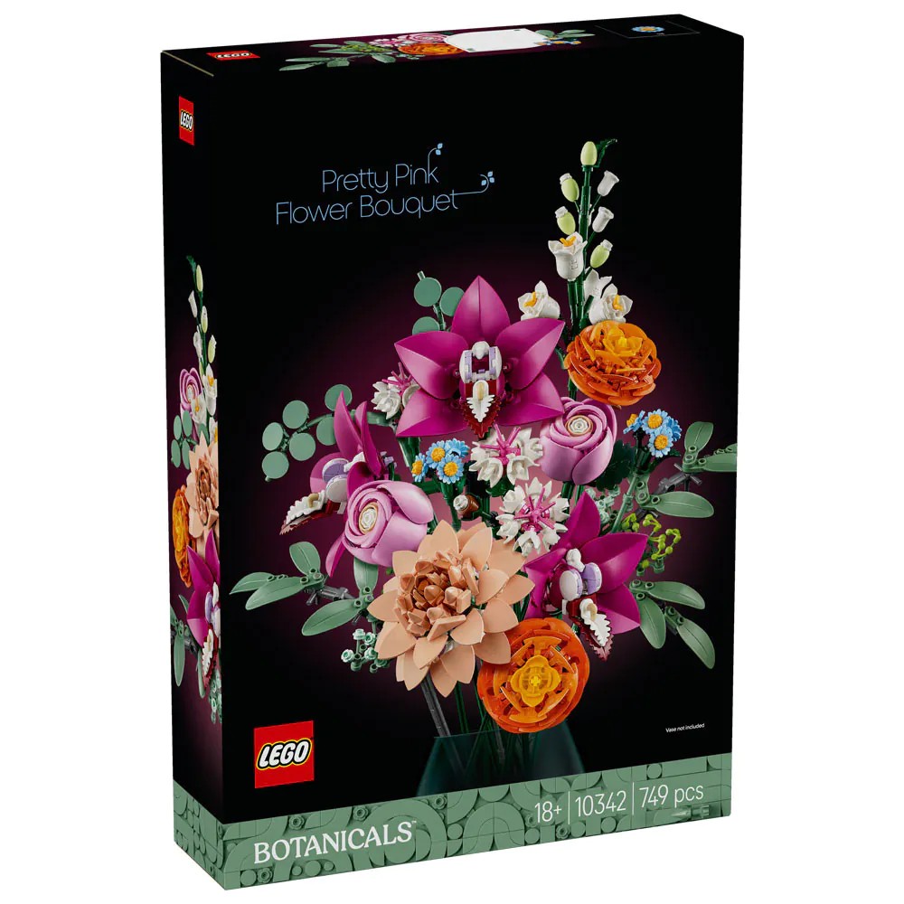 Lego Creator Expert Buchet de Flori Roz 10342 - poza 2