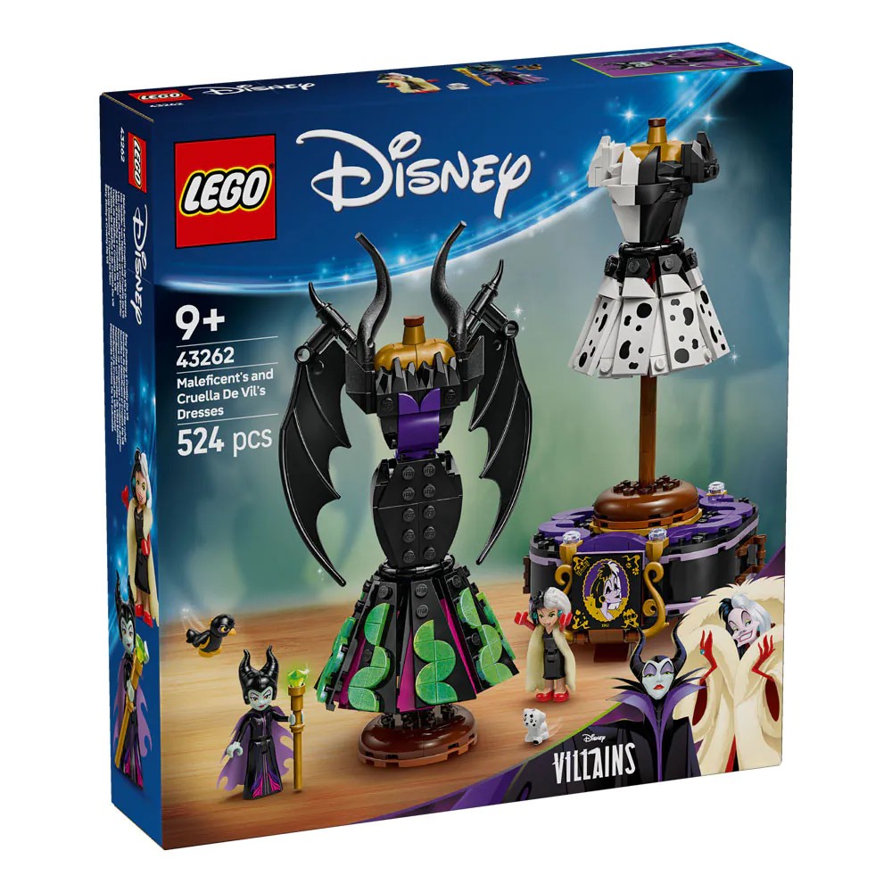 Lego Disney Rochiile lui Maleficent si Cruella De Vil 43262 - poza 2