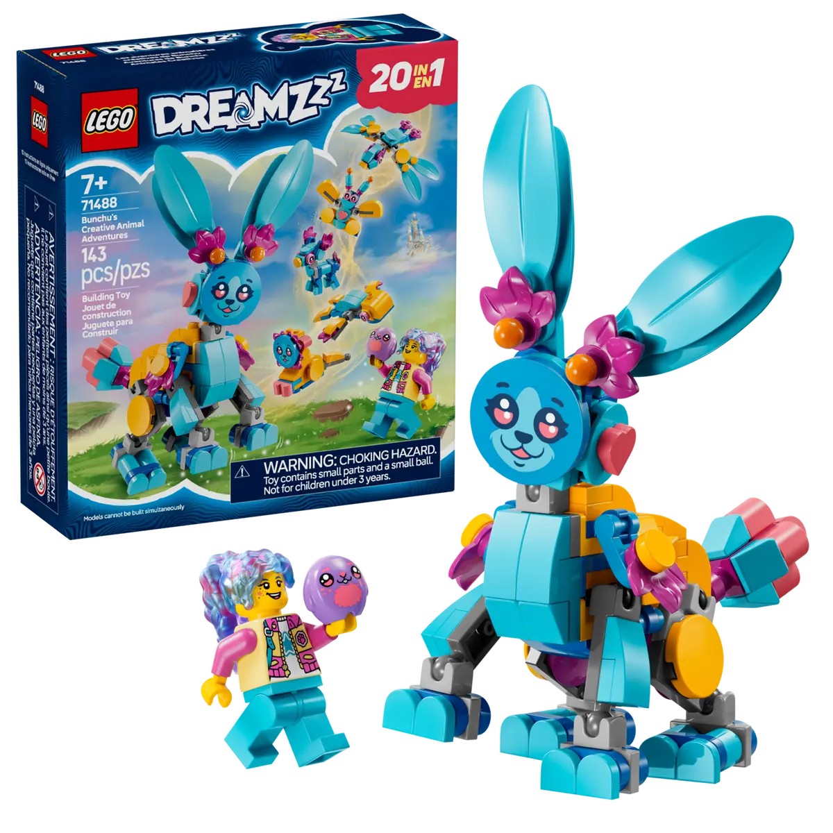Lego Dreamzzz Aventurile Creative cu Animale ale lui Bunchu 71488 - poza 1