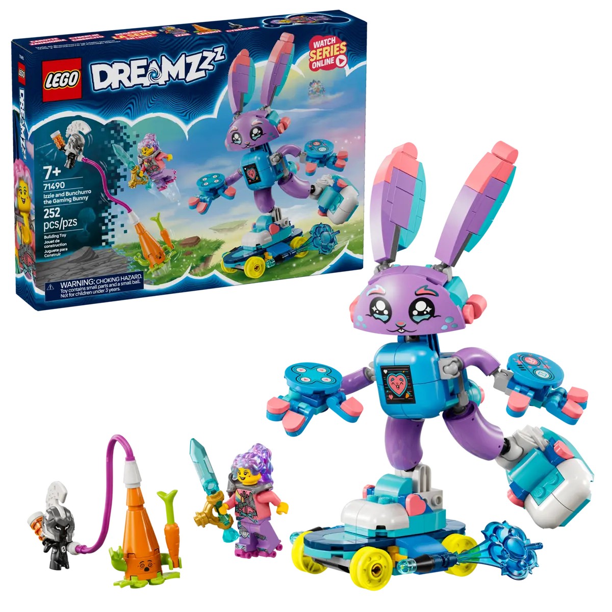 Lego Dreamzzz Izie si Iepurasul de Gaming Bunchurro 71490 - poza 1