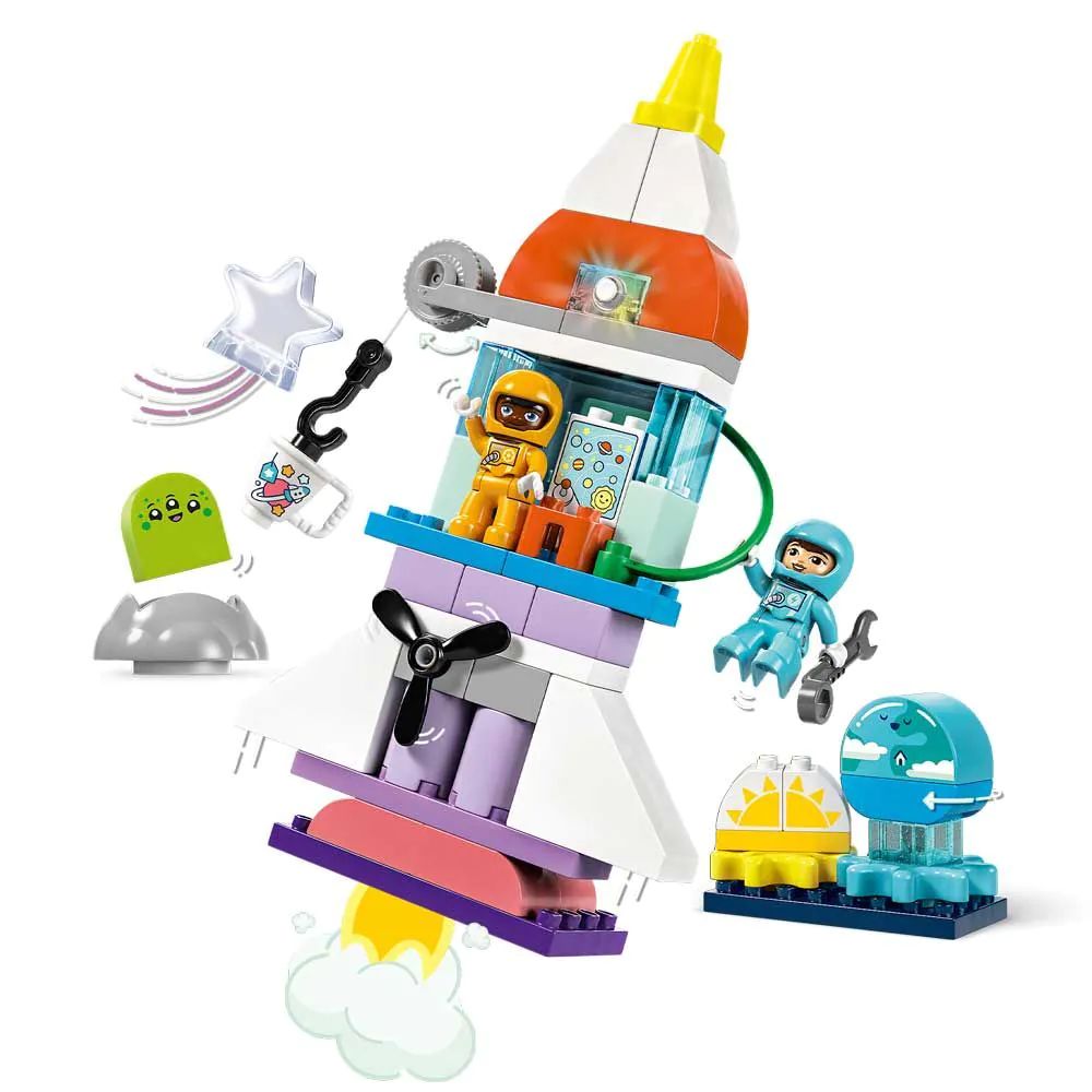 Lego Duplo Aventura cu Naveta Spatiala 3 in 1 10422 - poza 3
