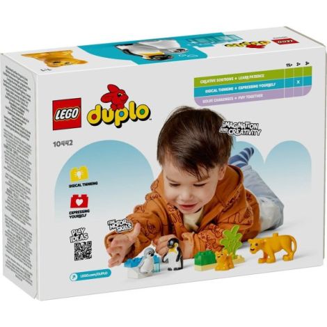 Lego Duplo Familii De Animale Salbatice: Pinguini Si Lei 10442 - poza 2