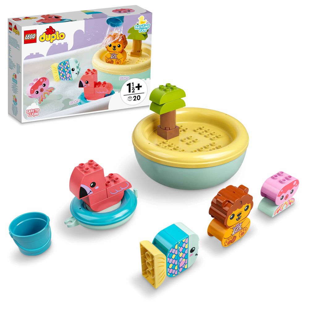 Lego Duplo Insula Plutitoare cu Animale 10966 - poza 1