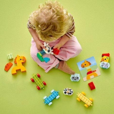 Lego Duplo Tren Cu Animale 10412 - poza 4