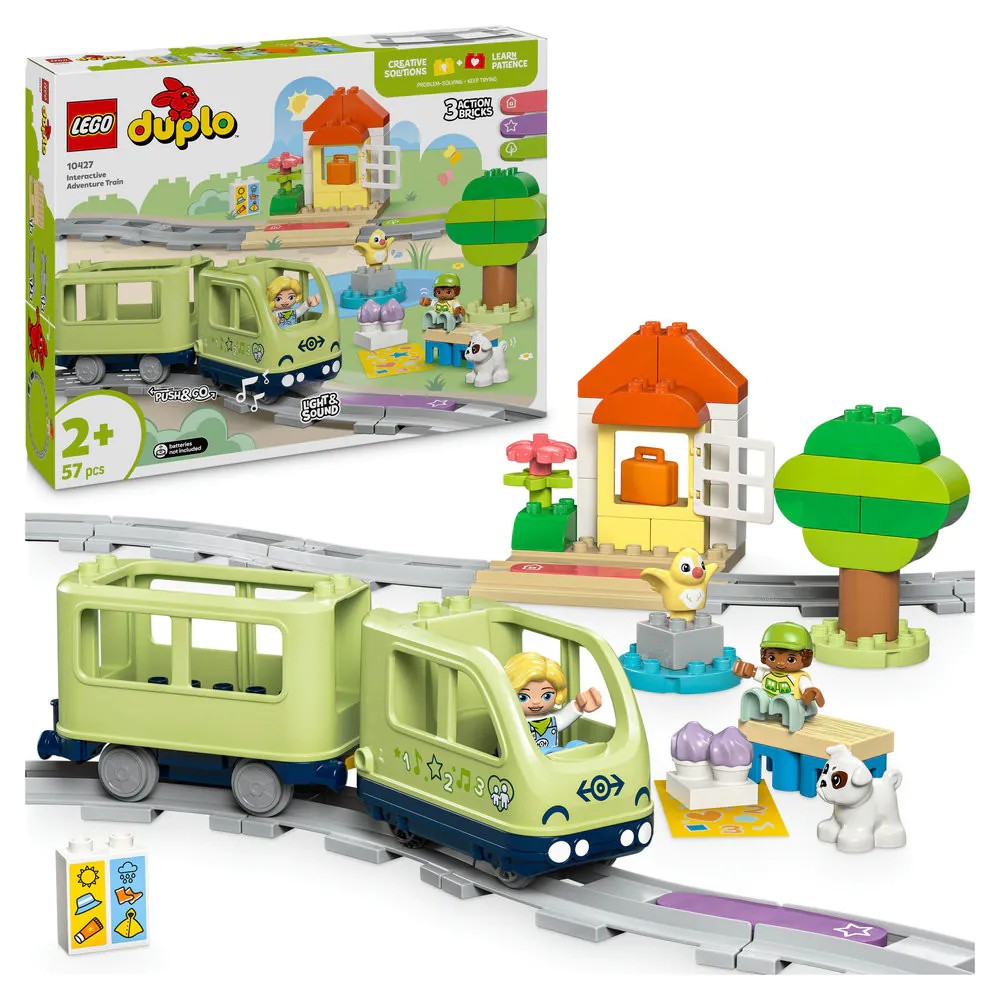 Lego Duplo Tren de aventura interactiv 10427 - poza 1