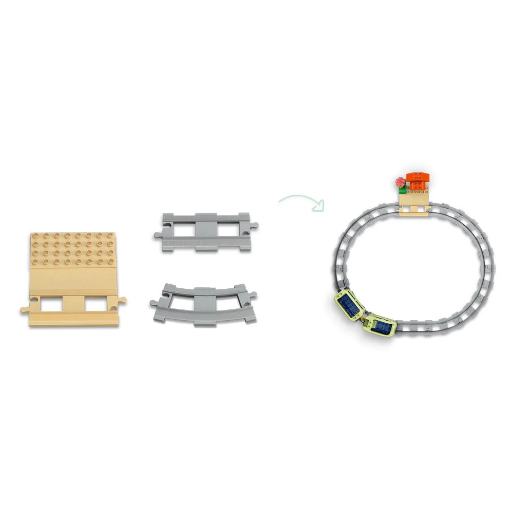 Lego Duplo Tren de aventura interactiv 10427 - poza 5