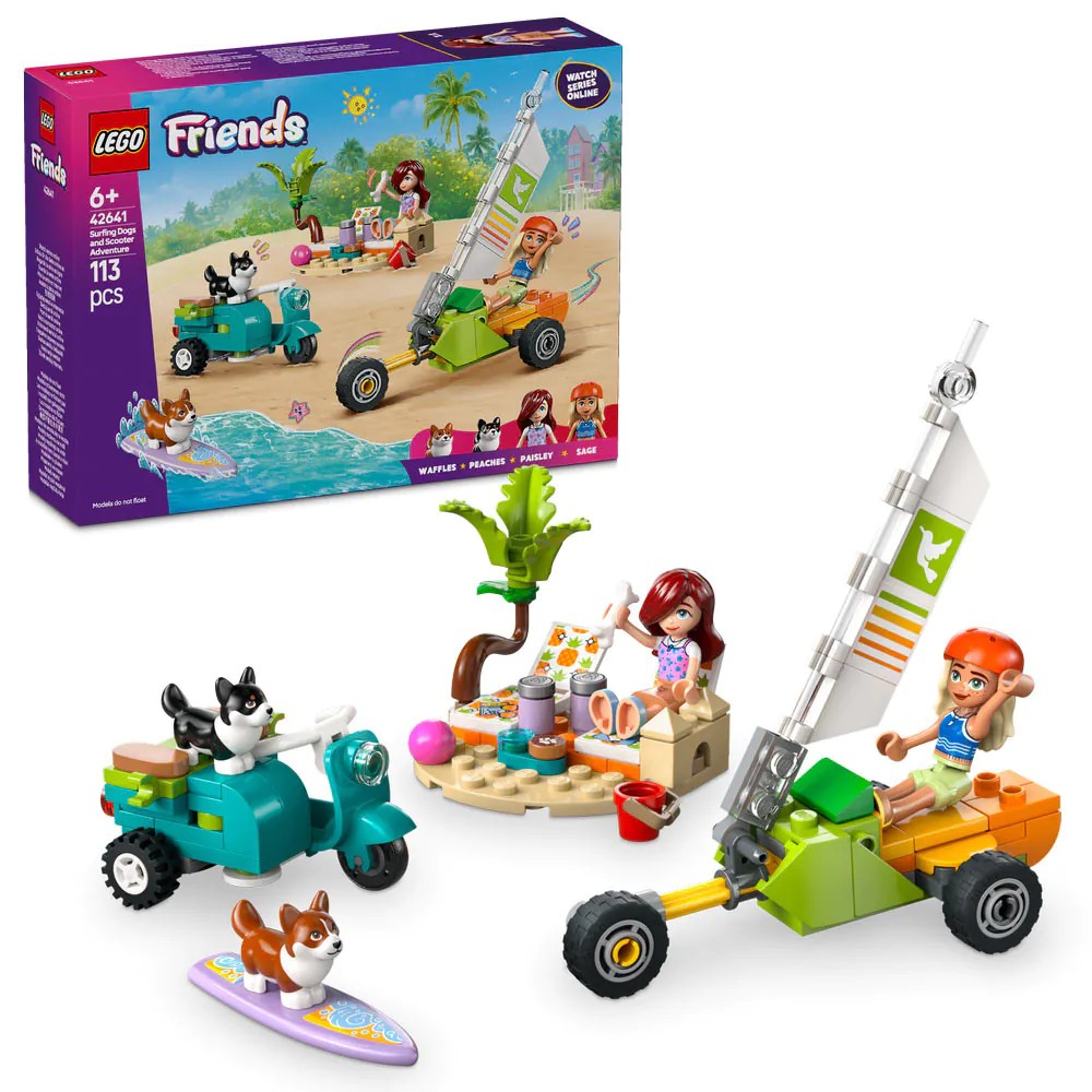 Lego Friends Aventuri cu Catei la Surfing pe Scuter 42641 - poza 1