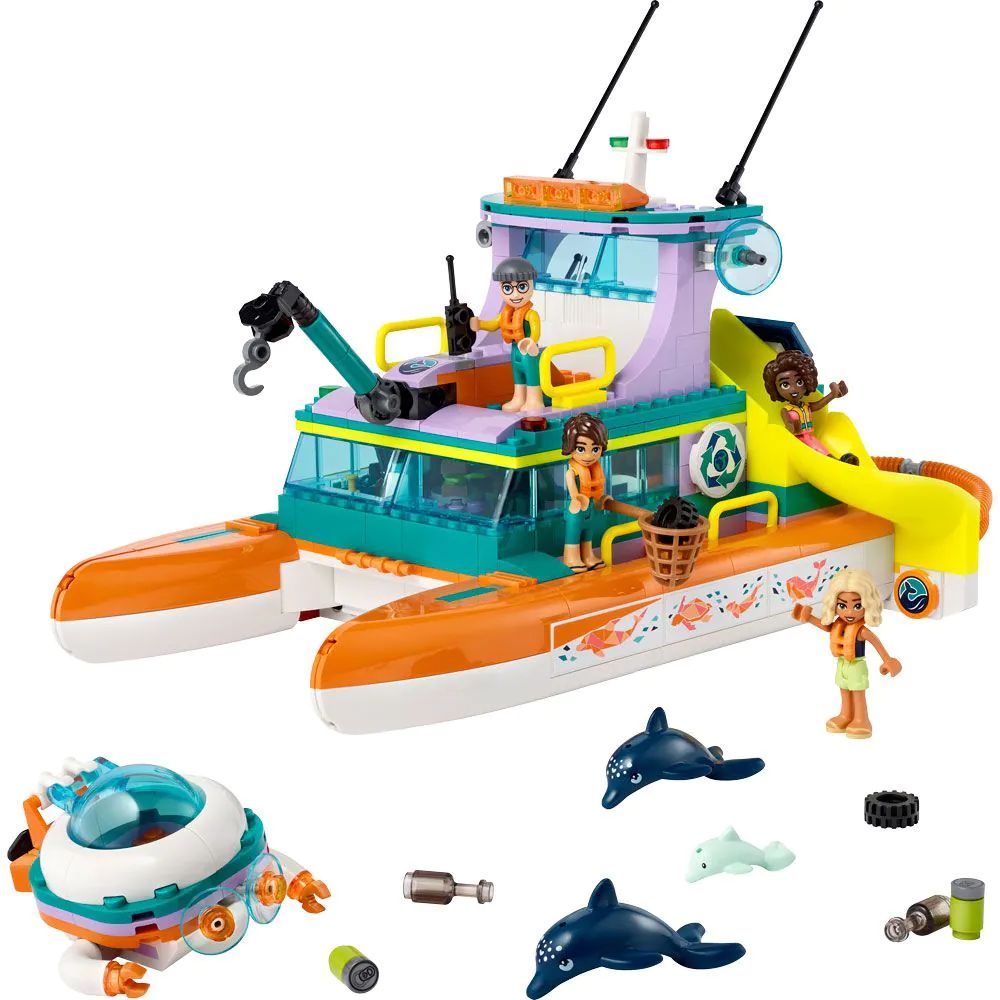 Lego Friends Barca de salvare pe mare 41734 - poza 3