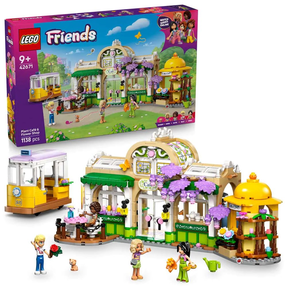 Lego Friends Cafenea cu multe plante si florarie 42671 - poza 1