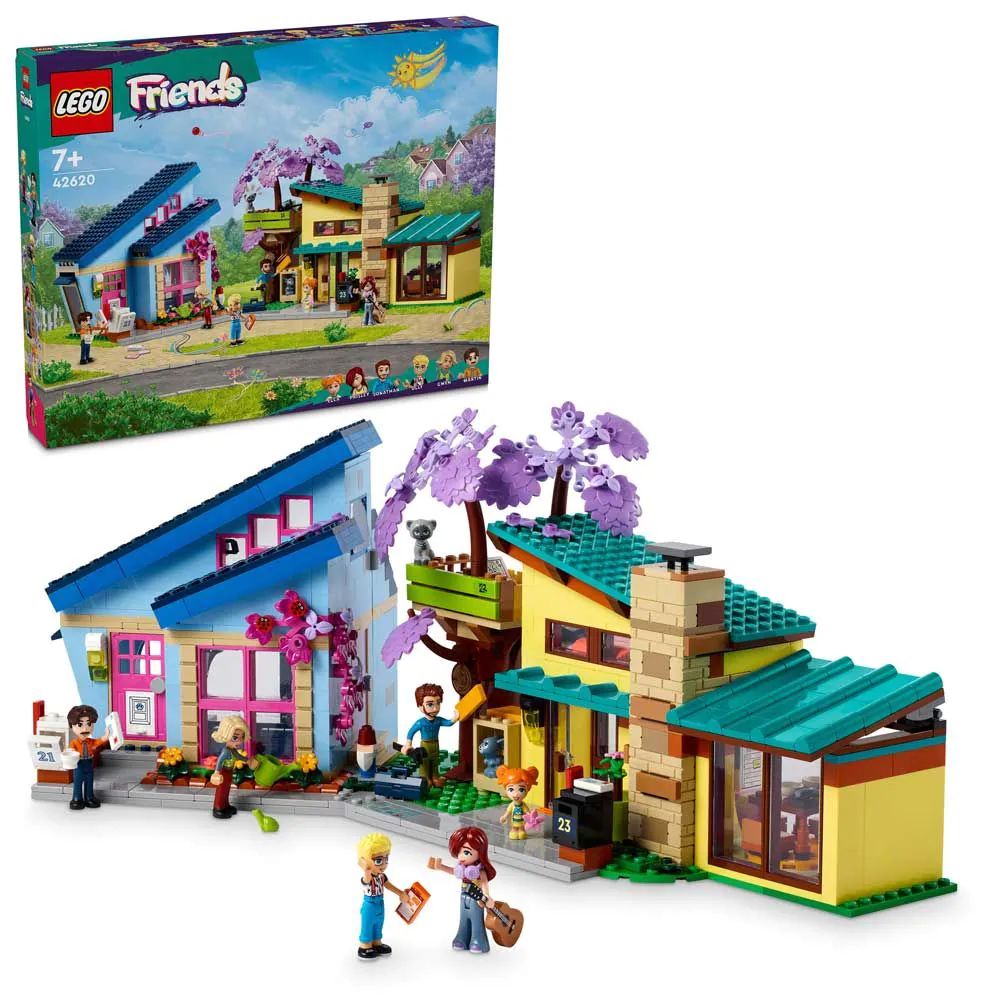 Lego Friends Casele lui Olly si Paisley 42620 - poza 1