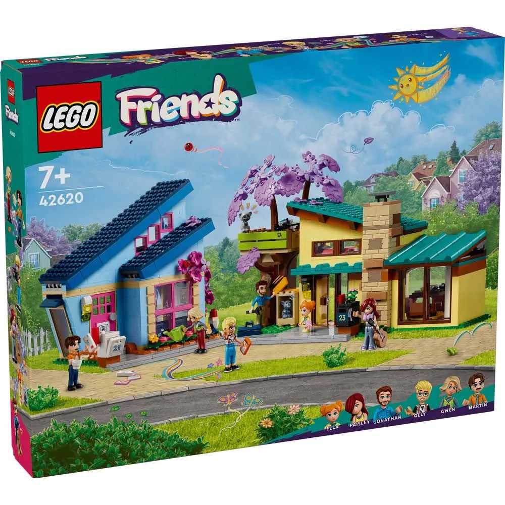 Lego Friends Casele lui Olly si Paisley 42620 - poza 2