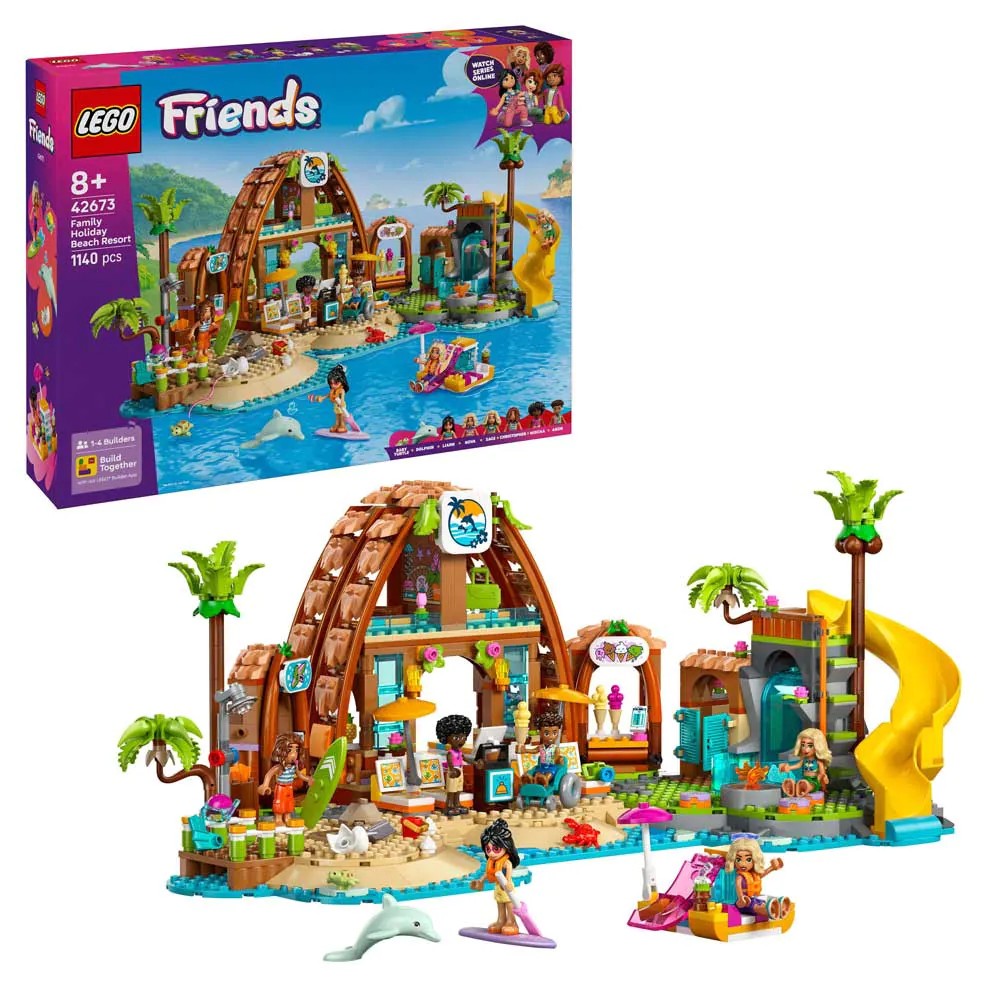 Lego Friends Statiune de pe litoral pentru vacanta cu familia 42673 - poza 1