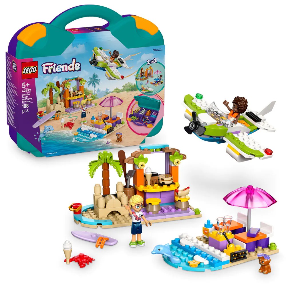 Lego Friends Valiza pentru Plaja si Calatorie 42672 - poza 1