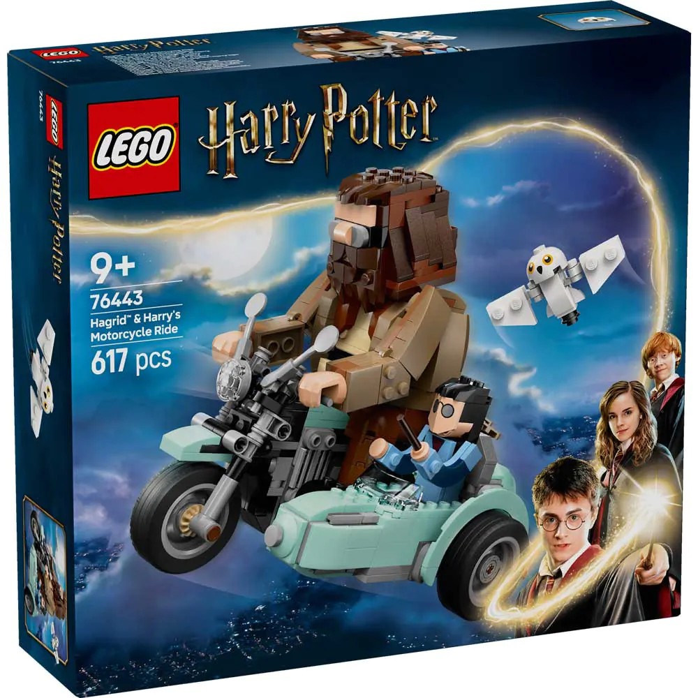 Lego Harry Potter Hagrid si Harry pe Motocicleta 76443 - poza 2