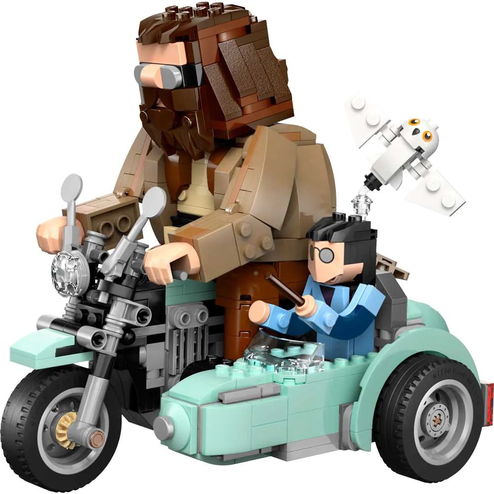 Lego Harry Potter Hagrid si Harry pe Motocicleta 76443 - poza 3