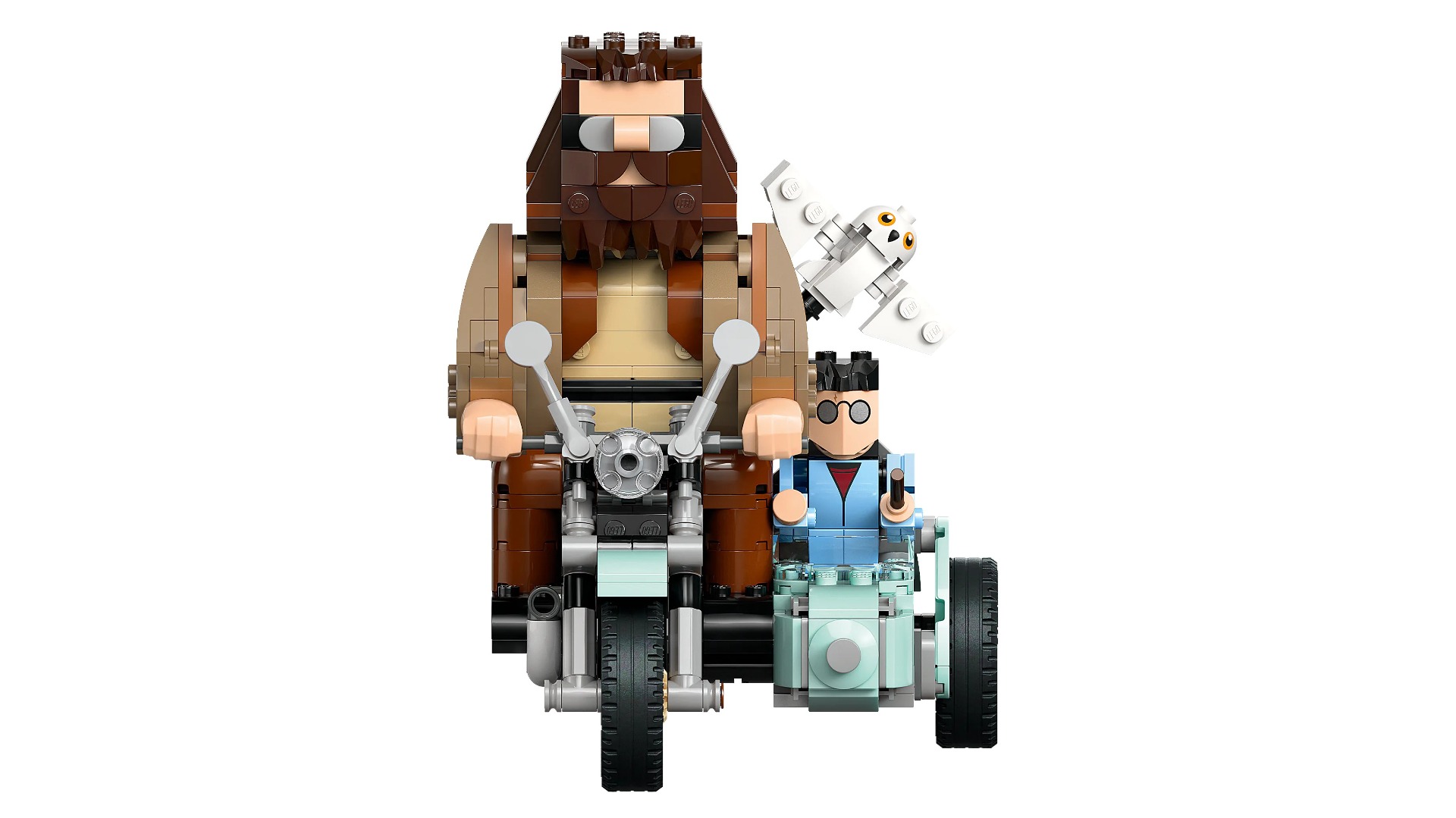 Lego Harry Potter Hagrid si Harry pe Motocicleta 76443 - poza 5