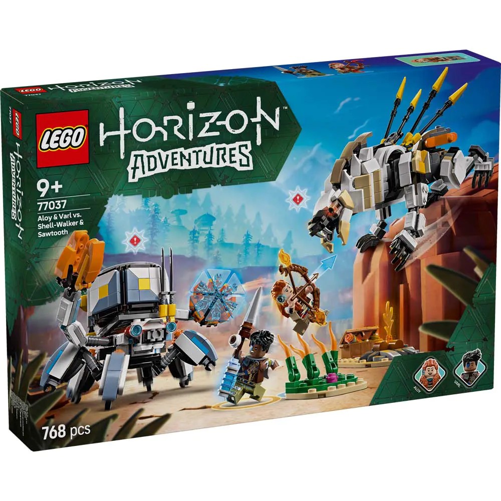 Lego Horizon Aly si Varl vs Shell Walker si Sawtooth 77037 - poza 2