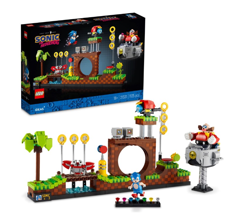 Lego Ideas Ariciul Sonic Zona Green Hills 21331 - poza 1