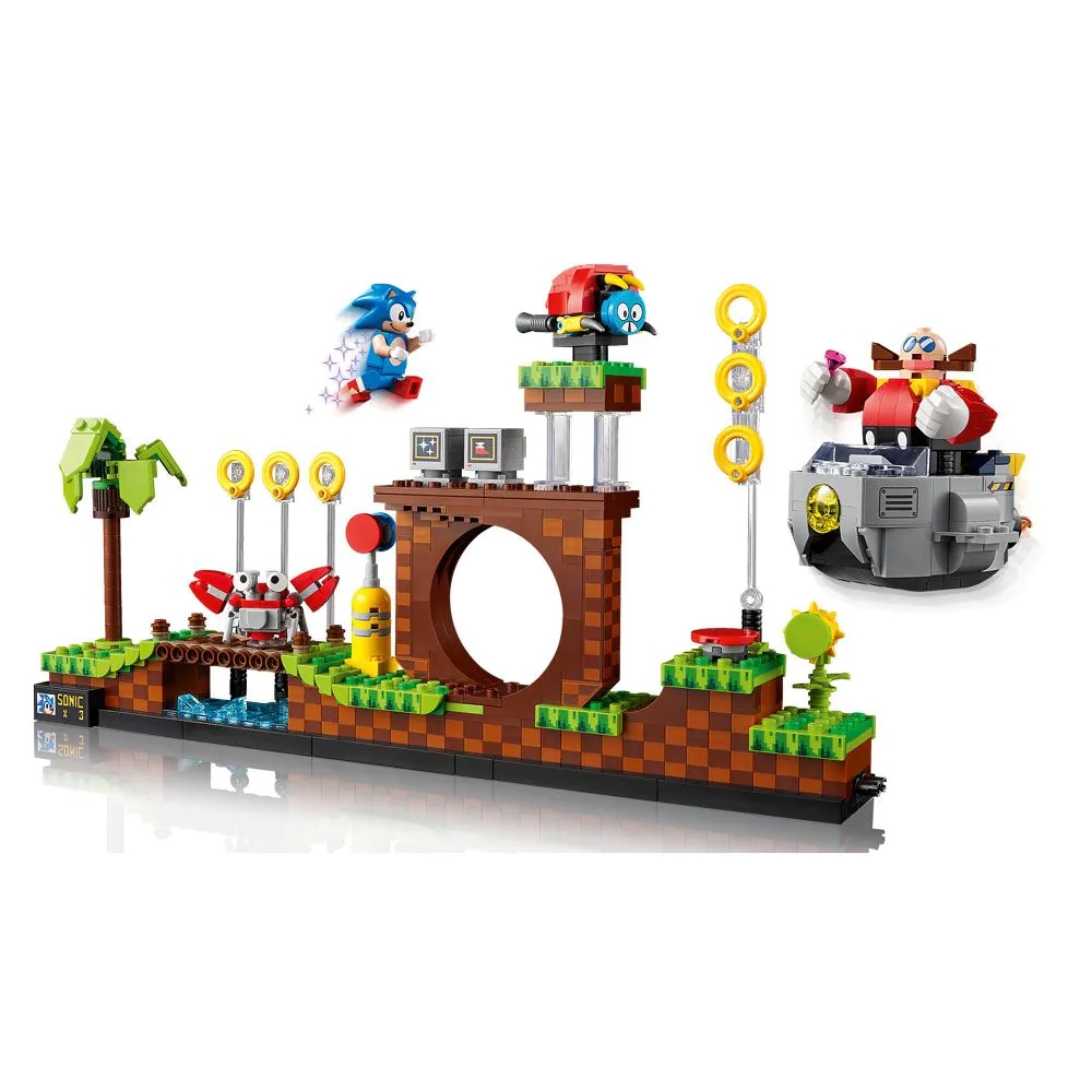 Lego Ideas Ariciul Sonic Zona Green Hills 21331 - poza 3