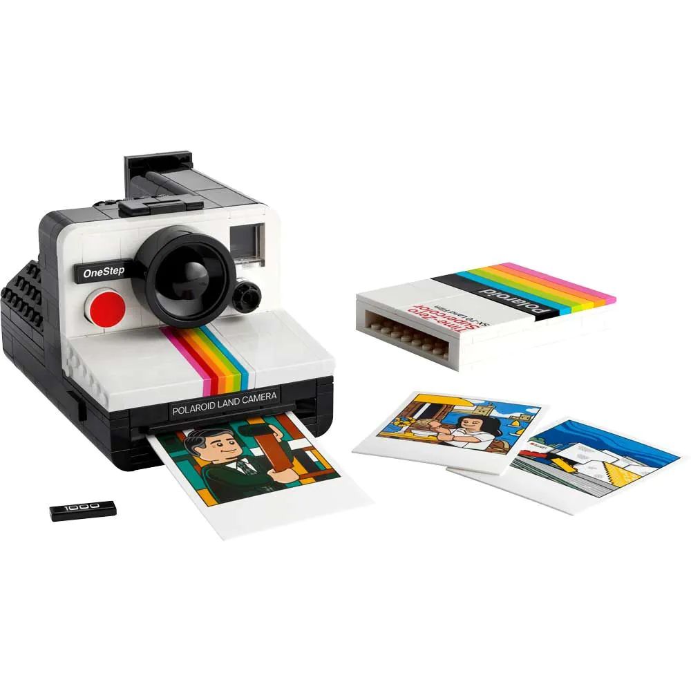 Lego Ideas Camera Foto Polaroid OneStep SX-70 21345 - poza 3