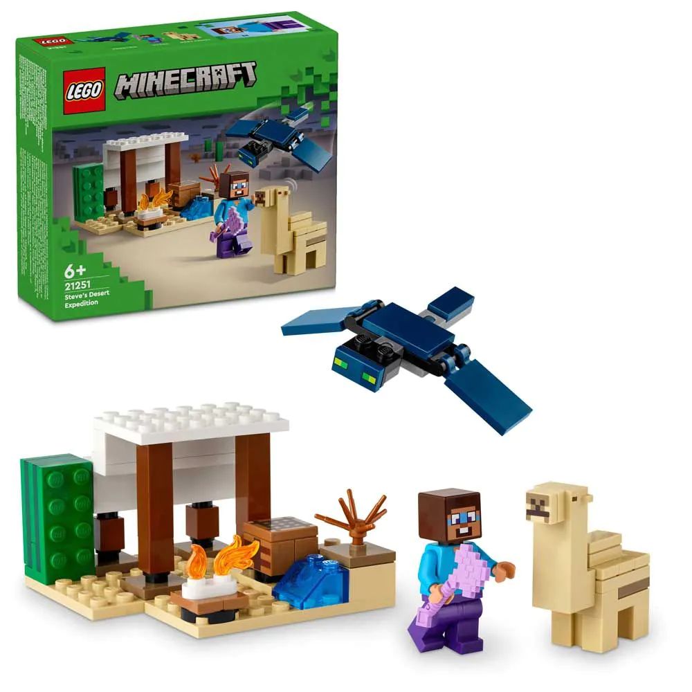 Lego Minecraft Expeditia lui Steve in Desert 21251 - poza 1