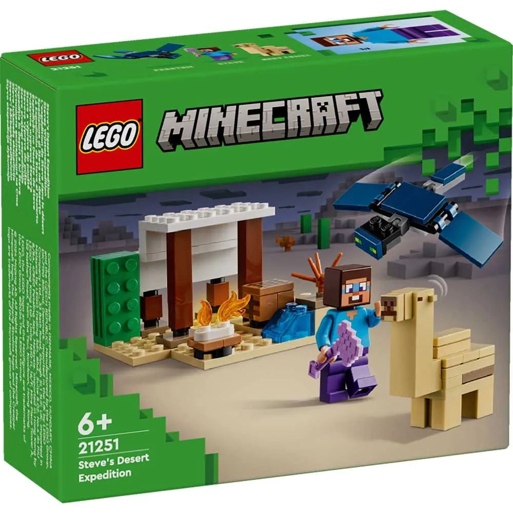 Lego Minecraft Expeditia lui Steve in Desert 21251 - poza 2